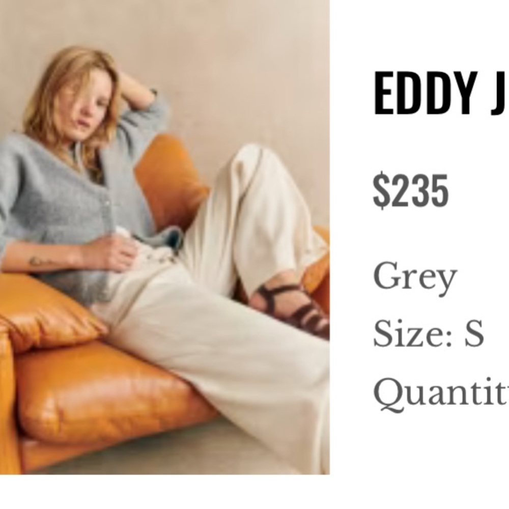 Sezane Eddy Jacket Grey - Size S